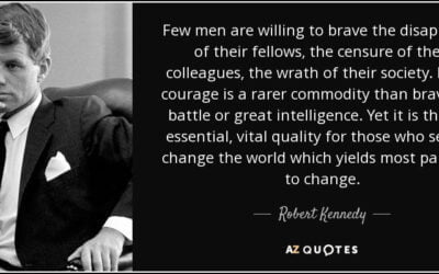 Getting comfortable with disapproval