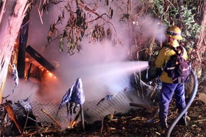 A growing trend of fires – the homeless