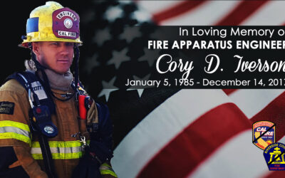 In Memory of Cal Fire Engineer Cory David Iverson